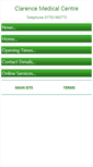Mobile Screenshot of clarencemedical.co.uk